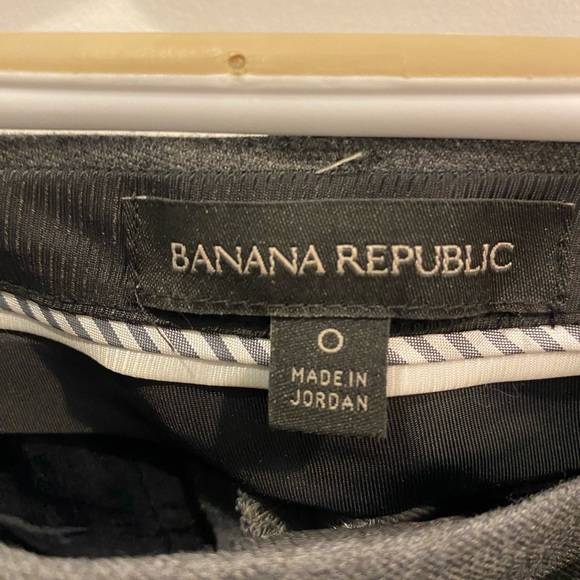 Banana republic size 0 gray dress pants - Picture 2 of 4